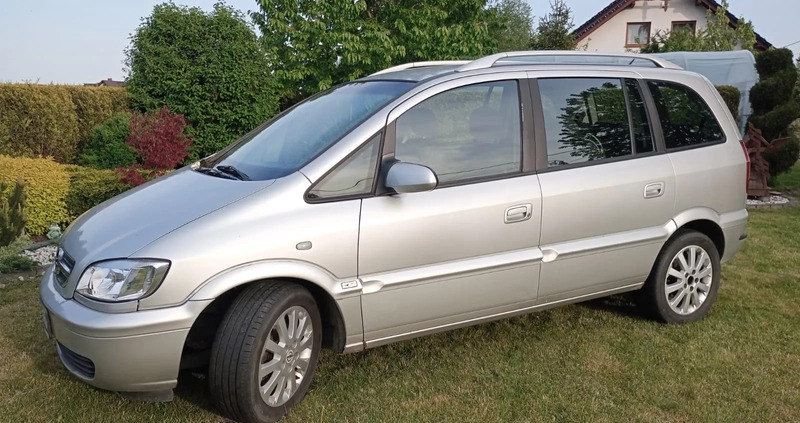 Opel Zafira cena 6900 przebieg: 233350, rok produkcji 2004 z Zduny małe 46